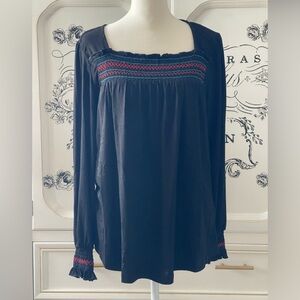 Peasant style blouse